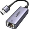 UGREEN CM209 (50922) USB Male to LAN Female Grey USB Converter