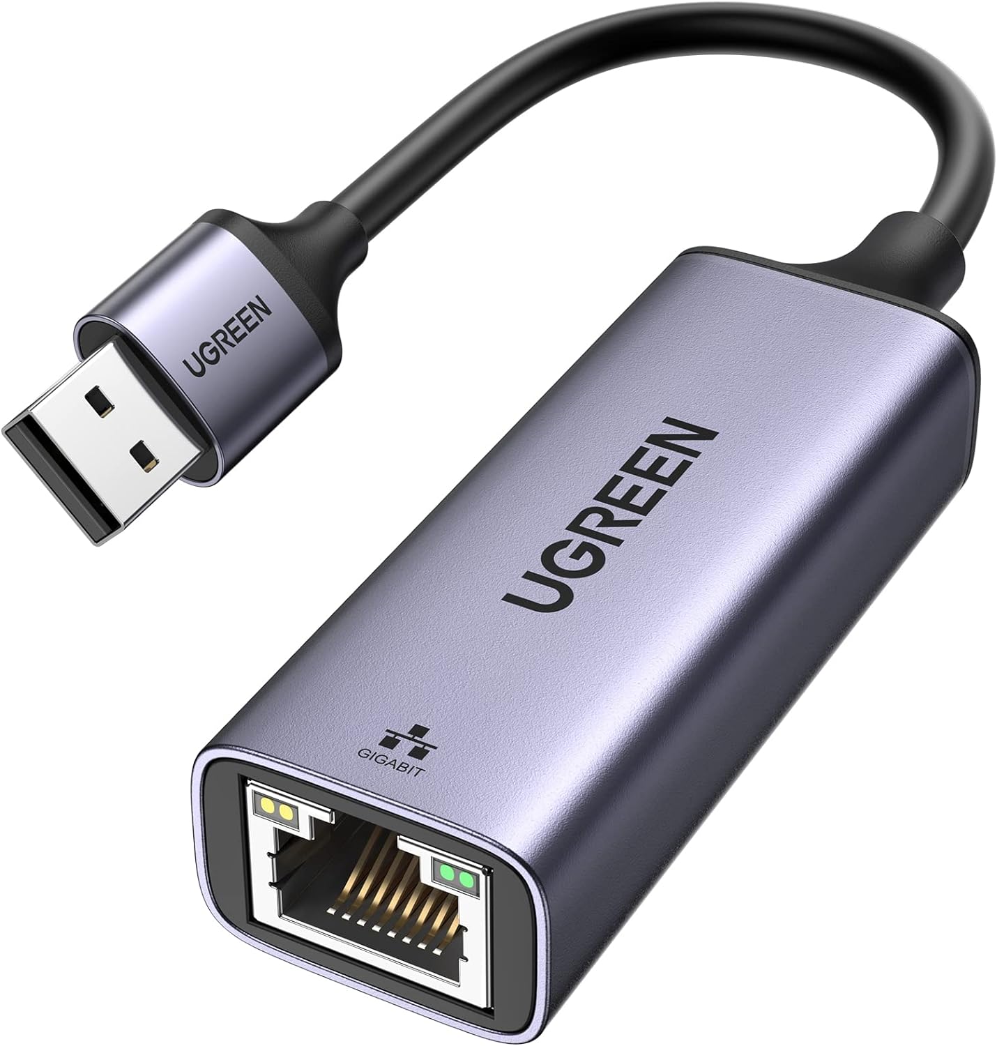 UGREEN CM209 (50922) USB Male to LAN Female Grey USB Converter