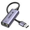 UGREEN CM648 (25051) USB Male to LAN Female Gray Converter