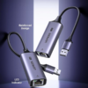UGREEN CM648 (25051) USB Male to LAN Female Gray Converter - Image 2