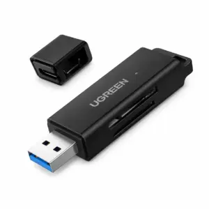 UGREEN CM104 (40752) USB Male to SD/TF Black Card Reader