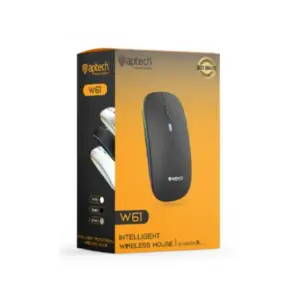 Aptech W61 Wireless Rechargeable Silent RGB Mouse