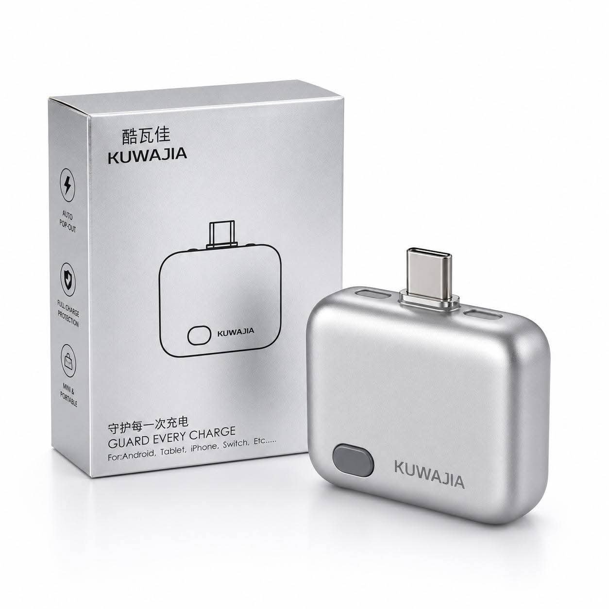 KUWAJIA Type-C Auto Eject Charging Protector