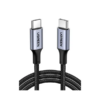 UGREEN US316 (20478) USB Type-C Male to Male, 0.5 Meter, Black Charging & Data Cable