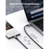 UGREEN US316 (20478) USB Type-C Male to Male, 0.5 Meter, Black Charging & Data Cable - Image 4