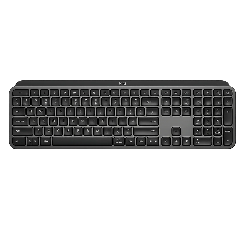 Logitech MX Keys Advanced Wireless Bluetooth Illuminated Keyboard Black