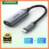 UGREEN (CM297) 70444 Type-C Male to HDMI Female Gray Converter - Image 7