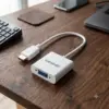Yuanxin YHV-011 HDMI Male to VGA Female White Converter - Image 2